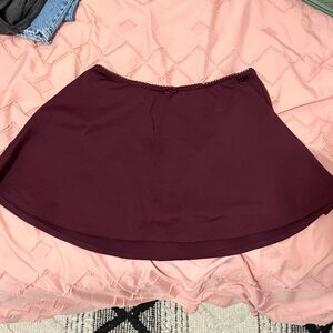 Wild Fable Burgundy Mini Skirt